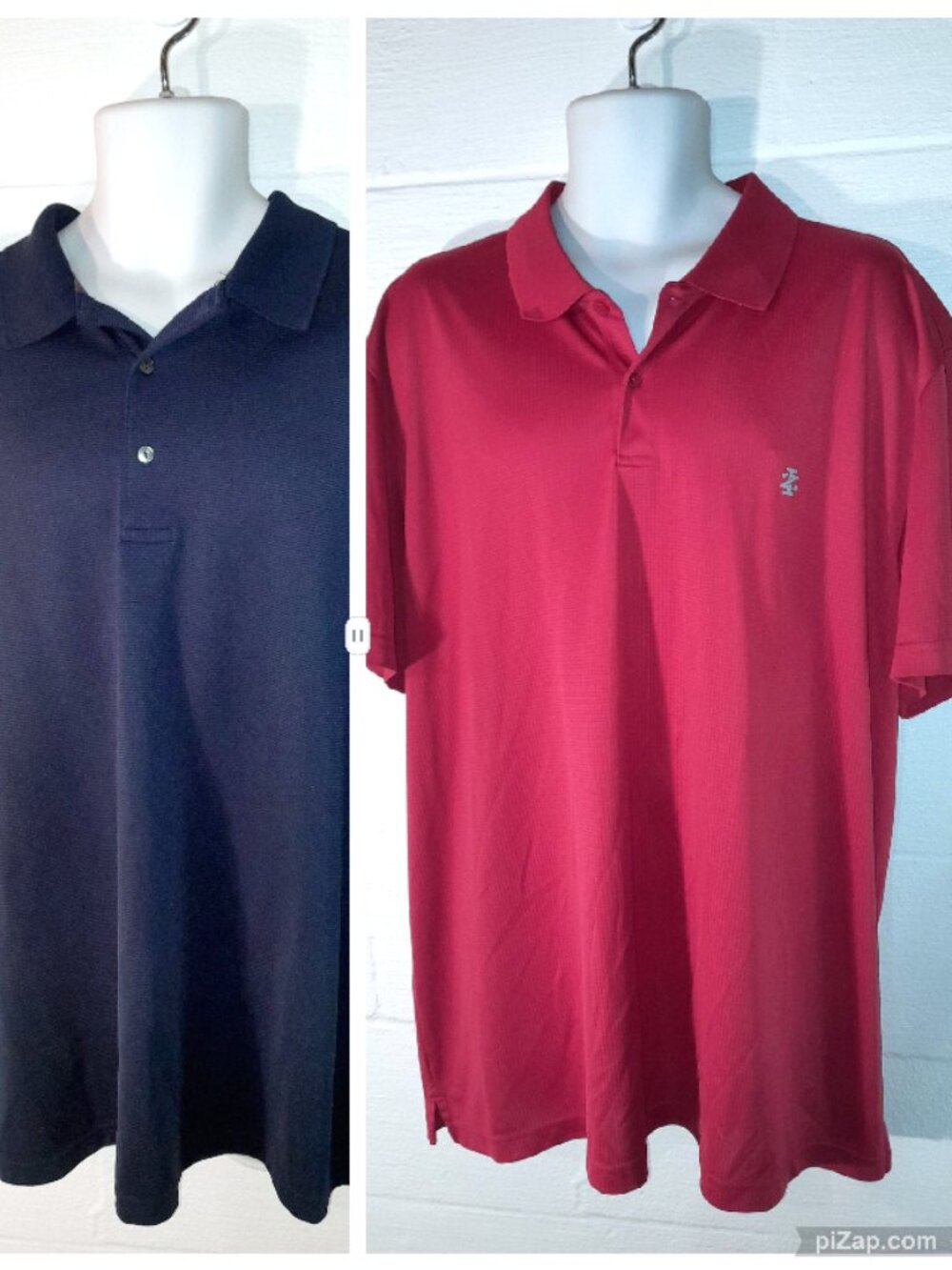 Set of 3 Men's 3X Polo Golf Shirts Izod PGA Tour Ben Hogan Big & Tall Multicolor